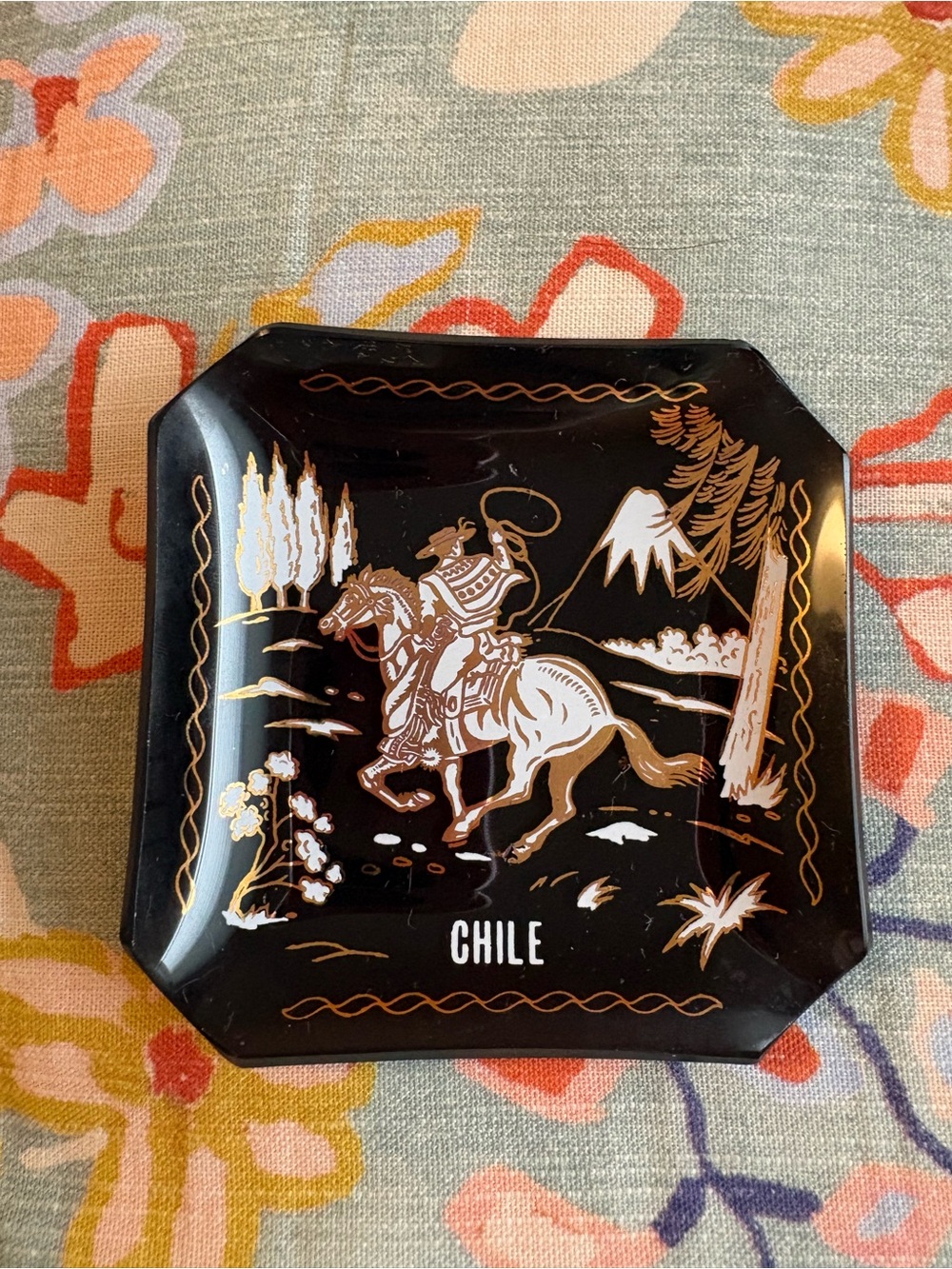 3/$10 Vintage Western Chile Mini Tray / Trinket Dish – 3.5” x 3.5”